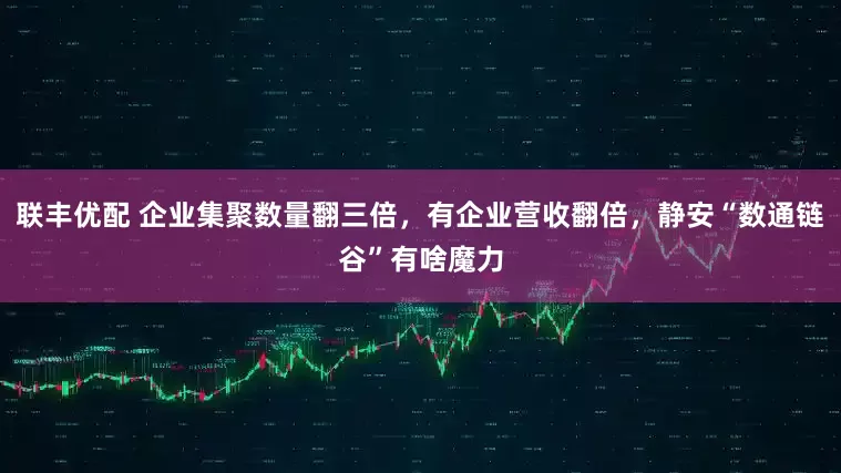 联丰优配 企业集聚数量翻三倍，有企业营收翻倍，静安“数通链谷”有啥魔力