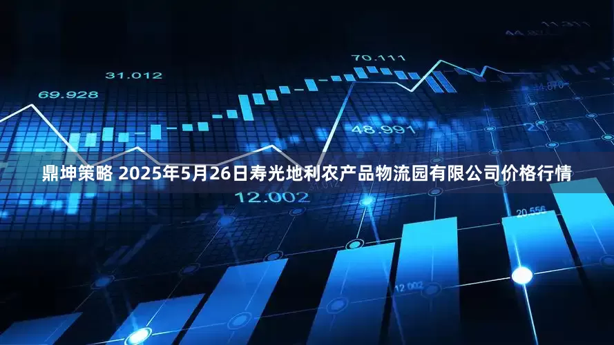 鼎坤策略 2025年5月26日寿光地利农产品物流园有限公司价格行情
