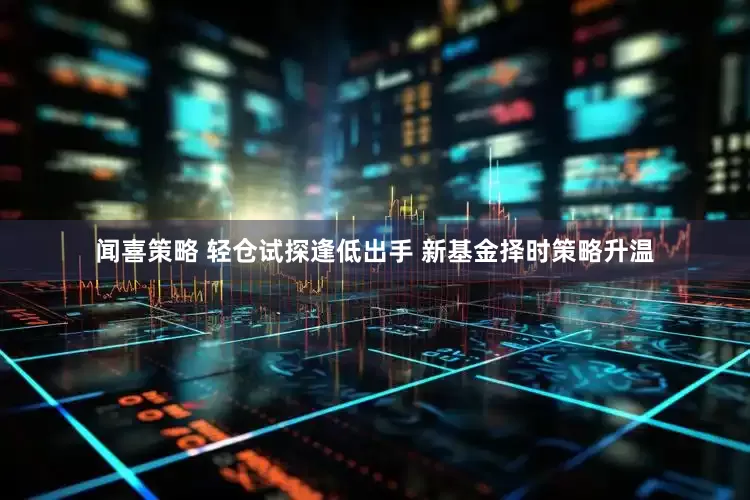 闻喜策略 轻仓试探逢低出手 新基金择时策略升温
